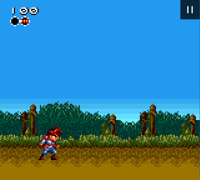 Gunstar Heroes - Game Gear game screenshot (1995) by Sega